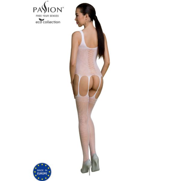 PASSION - ECO COLLECTION BODYSTOCKING ECO BS007 WHITE 2